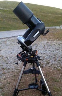 Телескоп после апгрейда монтировки до экваториальной