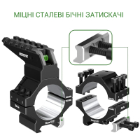DISCOVERY OPTICS 7075 Heavy Duty Rings 30  () Picatinny ʳ   