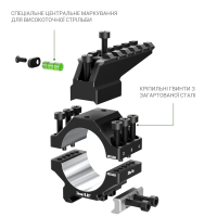DISCOVERY OPTICS 7075 Heavy Duty Rings 30  () Picatinny ʳ  