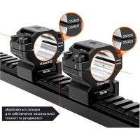 DISCOVERY OPTICS Scope Mount Rings 6061 Series 25.4  () Picatinny ʳ