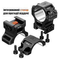 DISCOVERY OPTICS Scope Mount Rings 6061 Series 30  () Picatinny ʳ