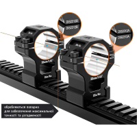 DISCOVERY OPTICS Scope Mount Rings 6061 Series 30  () Picatinny ʳ