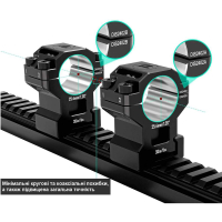 DISCOVERY OPTICS Scope Mount Rings 7075AL 25.4  () Picatinny ʳ   