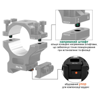 DISCOVERY OPTICS Scope Mount Rings 7075AL 25.4  () Picatinny ʳ