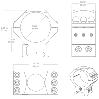 VECTOR OPTICS X-Accu 34  () Weaver ʳ