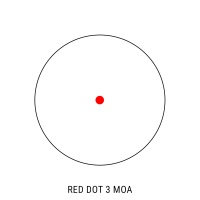 BUSHNELL TRS-125 Red Dot 3 MOA Коліматорний приціл