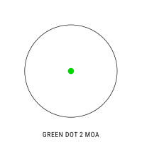 TRIJICON MRO 1x25 2.0 MOA Green Dot (QD Low Mount) Коліматорний приціл