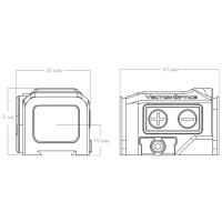 VECTOR OPTICS FRENZY PLUS 1x18x22 GENII 3 MOA ����������� ������