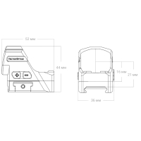 VECTOR OPTICS Frenzy-X 1x24x29 MRS GenII 6 MOA ����������� ������