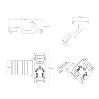 VECTOR OPTICS UNIVERSAL RED DOT SIGHT OFFSET PICATINNY MOUNT �������� ��� �������