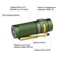 OLIGHT  Baton 4 Premium OD Green ˳