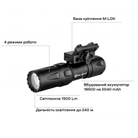 OLIGHT  Odin Mini M-LOK Black ˳