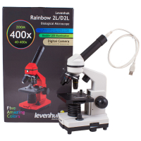 LEVENHUK Rainbow D2L 40x-400x с камерой 0.3 Мп Микроскоп