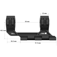 DISCOVERY OPTICS Scope Mount 30  ()  36.5  20 MOA Picatinny 
