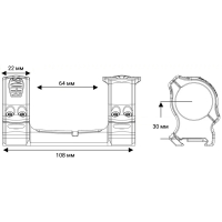 SPUHR SCP-3001A 30 �� (��������) Picatinny �������� �� ��������� �����