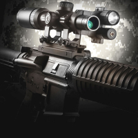 BARSKA Tactical 1.5-4.5x20 FFP (Mil-Dot) + Rings Оптичний приціл за найкращою ціною