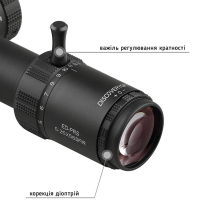 DISCOVERY OPTICS ED-PRS 5-25x56 SFIR (FFP, SS FFP, 34 ��) �������� ������