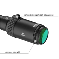 DISCOVERY OPTICS MS 3-9x40 IR (SFP, DL SFP MOA, 25.4 )  