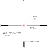 HAWKE Vantage 30 WA 1-8x24 (SFP, L4A Dot, 30 )  