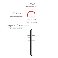 HAWKE Vantage HD 1-8x24 (SFP, BDC 5.56, 30 ��) �������� ������