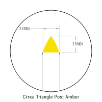 TRIJICON AccuPoint 1-6x24 (SFP, Triangle Post Amber, 30 мм) Оптичний приціл