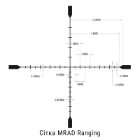 TRIJICON Tenmile 4-24x50 (SFP, MRAD Ranging IR, 30 мм) Оптичний приціл
