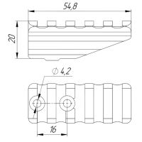 BGN ARMO  Picatinny H20-S5 