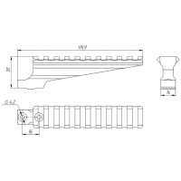 BGN ARMO  Picatinny H30-S10 
