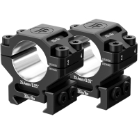 Кільця DISCOVERY OPTICS Scope Mount Rings 7075 25.4 мм (низькі) Picatinny