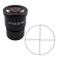 Окуляр для мікроскопа SIGETA WF 10x/20 мм (мікрометричний)