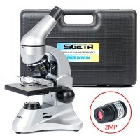 Мікроскоп SIGETA PRIZE NOVUM 20x-1280x із камерою 2 Mп (у кейсі)