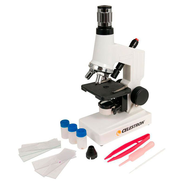 купить Микроскоп CELESTRON 40x-600x с набором аксессуаров