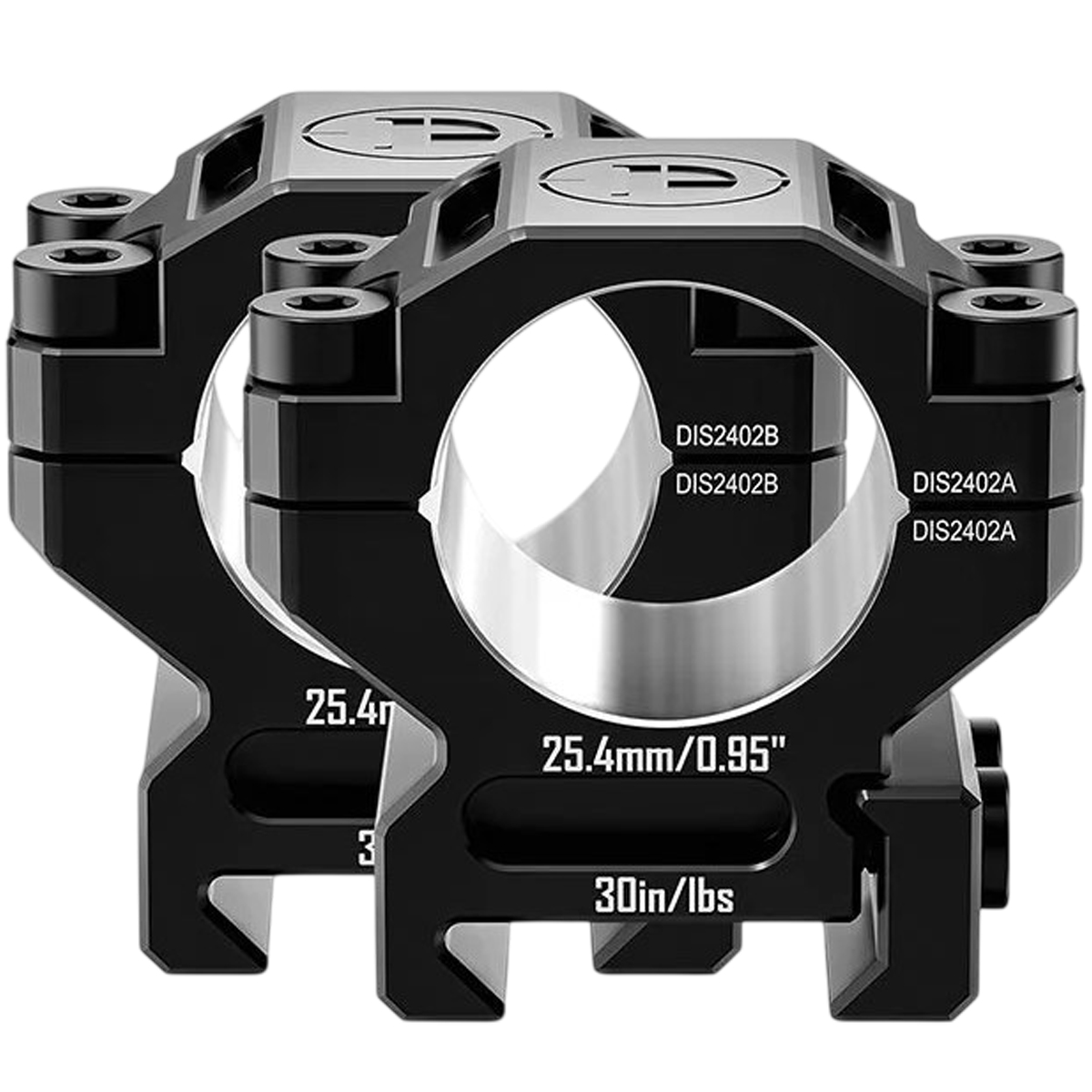 ʳ���� DISCOVERY OPTICS 6061 Scope Mount Rings 25.4 �� (�����) Picatinny