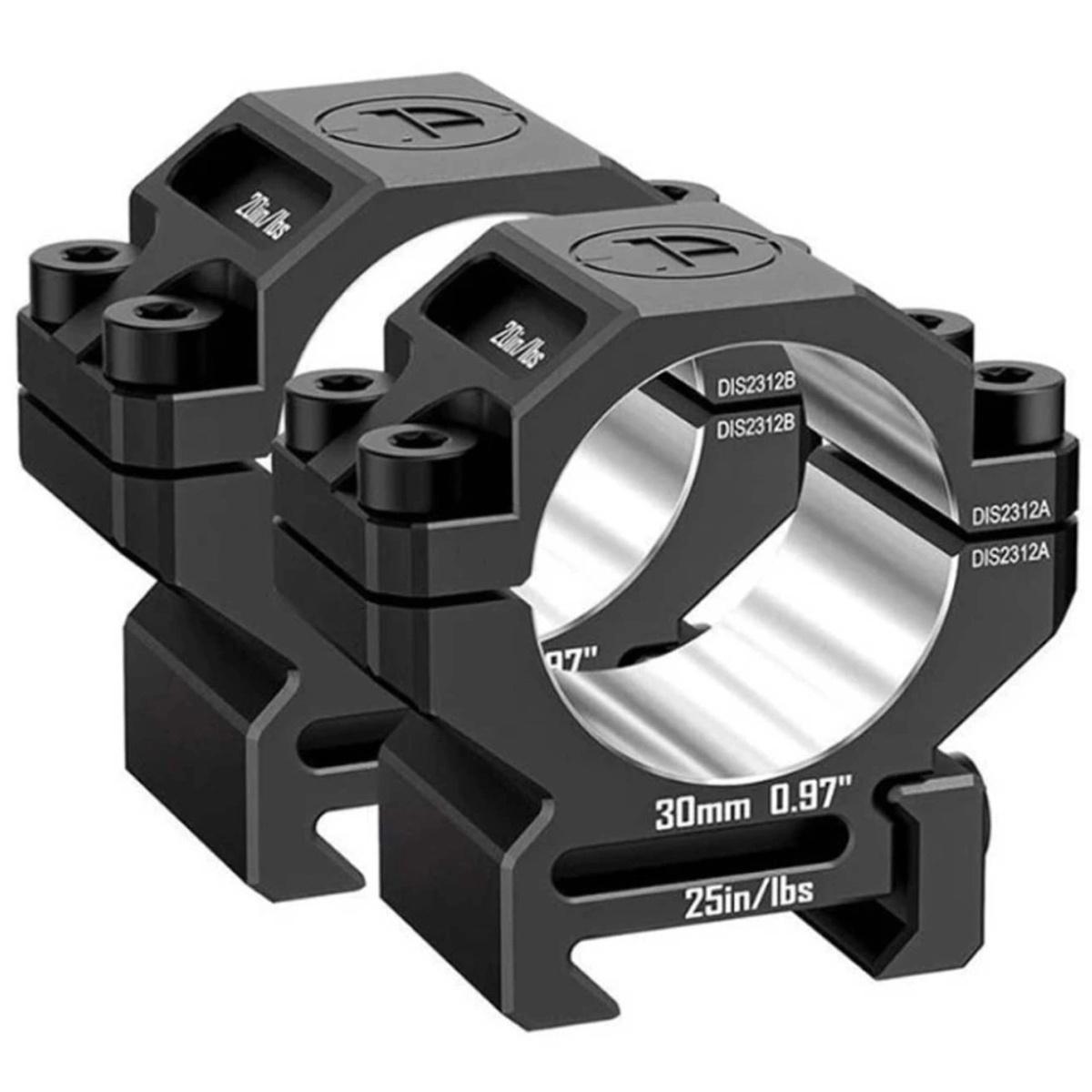 ʳ���� DISCOVERY OPTICS 6061 Scope Mount Rings 30 �� (�����) Picatinny
