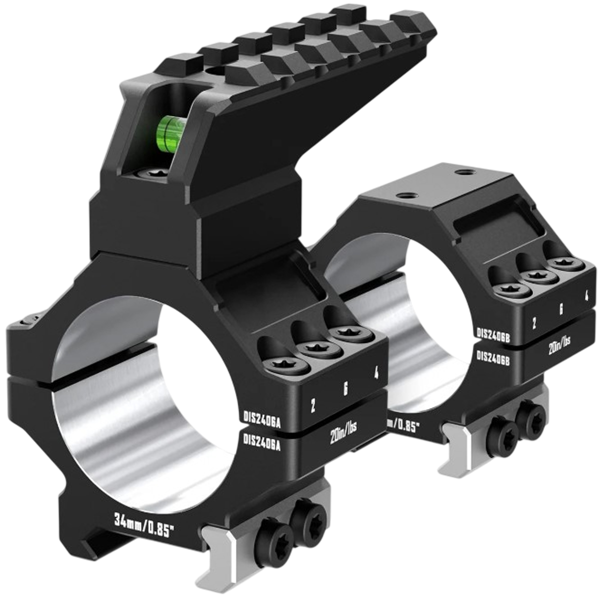 ʳ���� DISCOVERY OPTICS 7075 Heavy Duty Rings 34 �� (�������) Picatinny