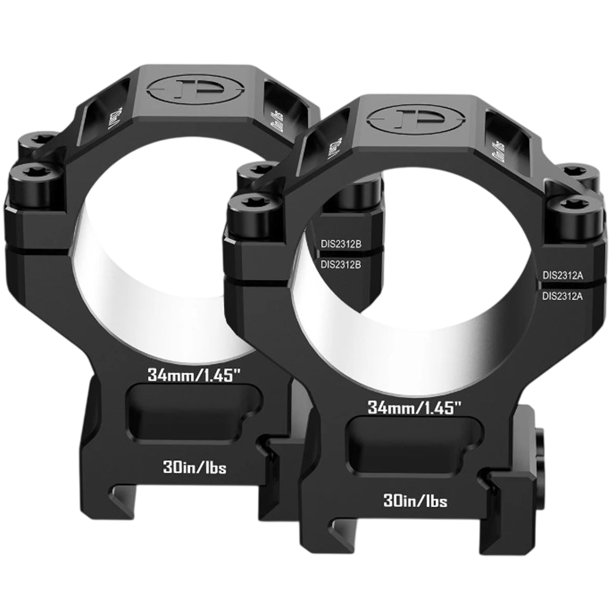 ʳ���� DISCOVERY OPTICS 7075 Scope Mount Rings 34 �� (�����) Picatinny