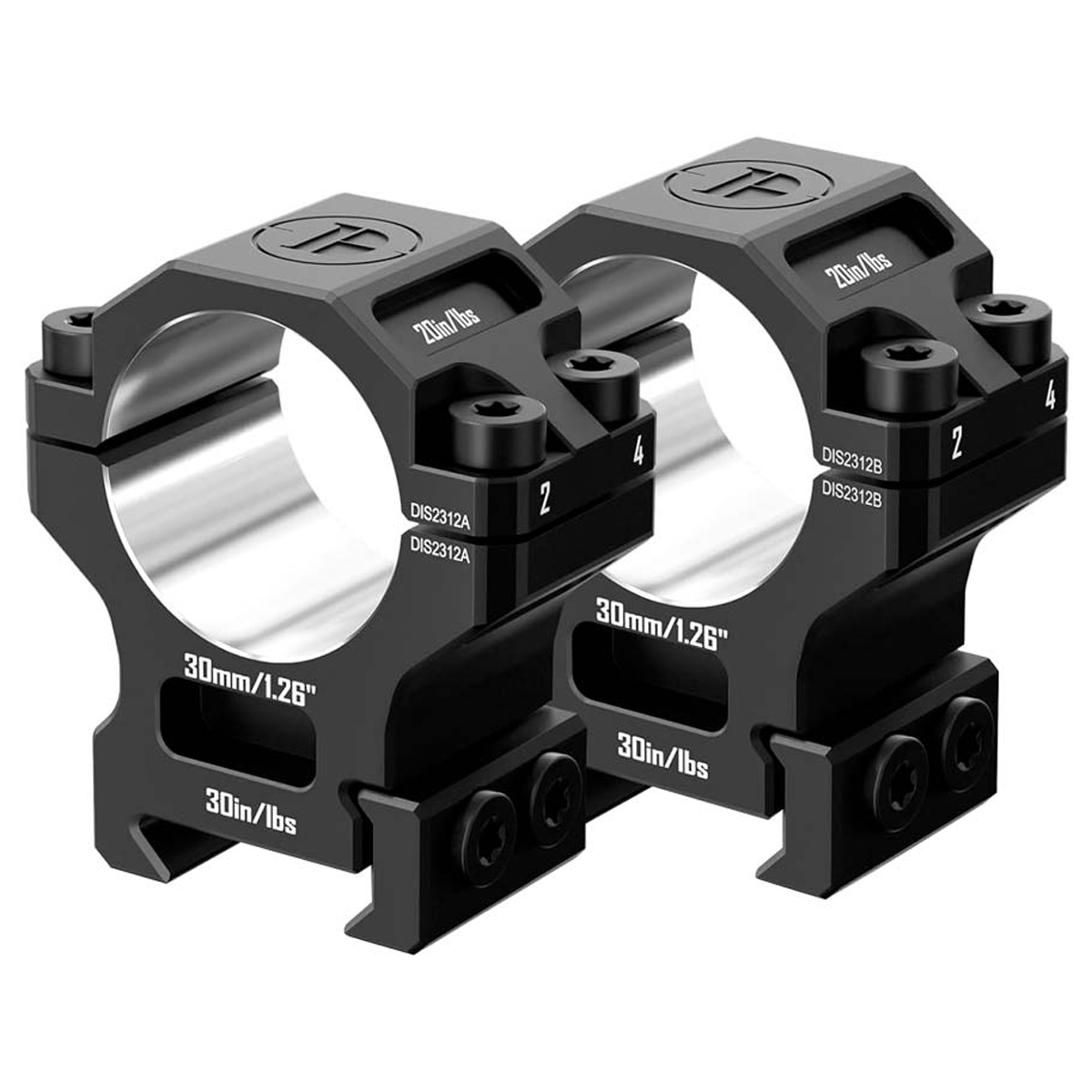  ʳ DISCOVERY OPTICS Scope Mount Rings 7075AL 30  () Picatinny