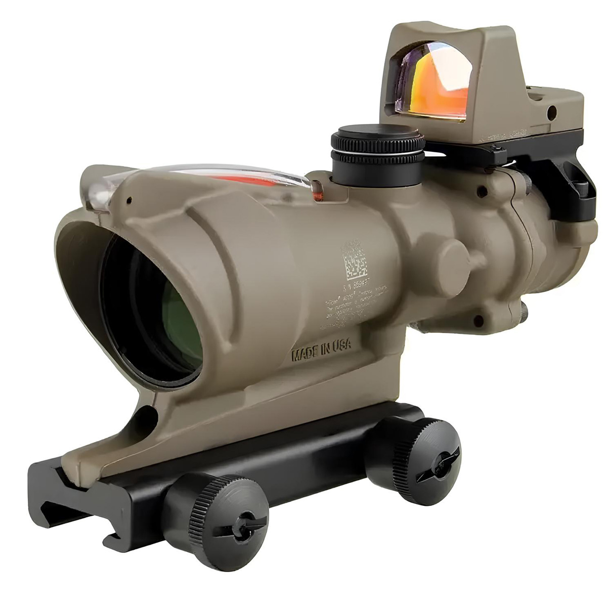    TRIJICON ACOG 4x32 BAC  RMR 3.25  FDE