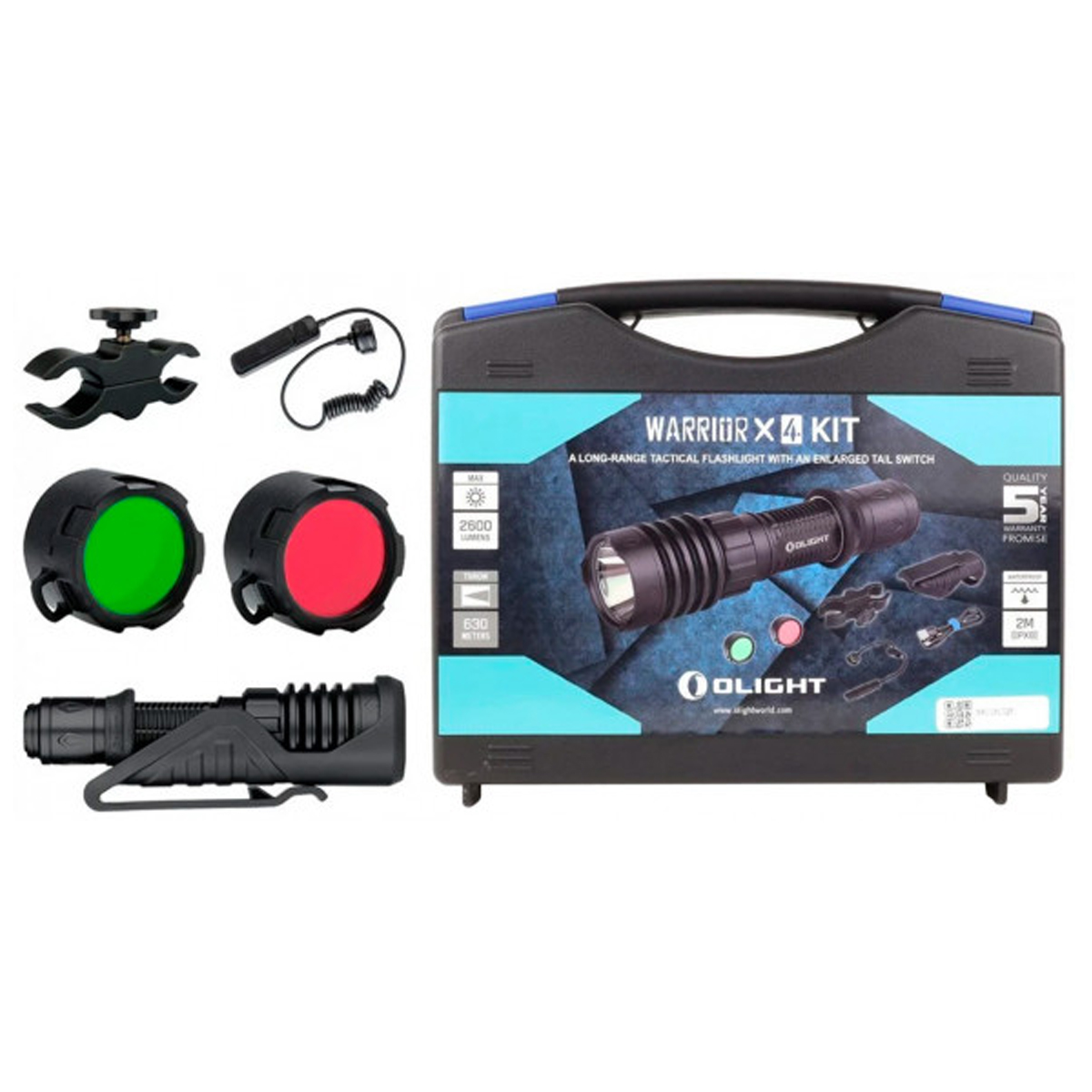  ˳ OLIGHT  Warrior X 4 KIT MatteBlack
