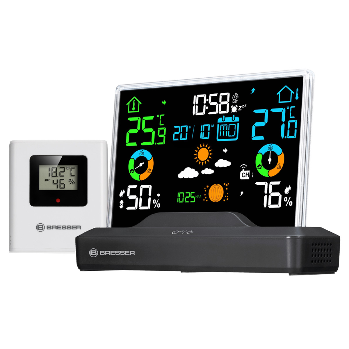 ������������ BRESSER Colour Weather Station with Frameless Display