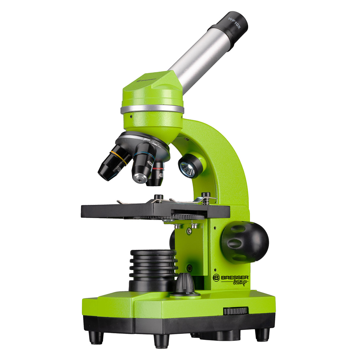 купити Мікроскоп BRESSER Junior Biolux SEL 40x-1600x Green з набором для дослідів та смартфон-адаптером