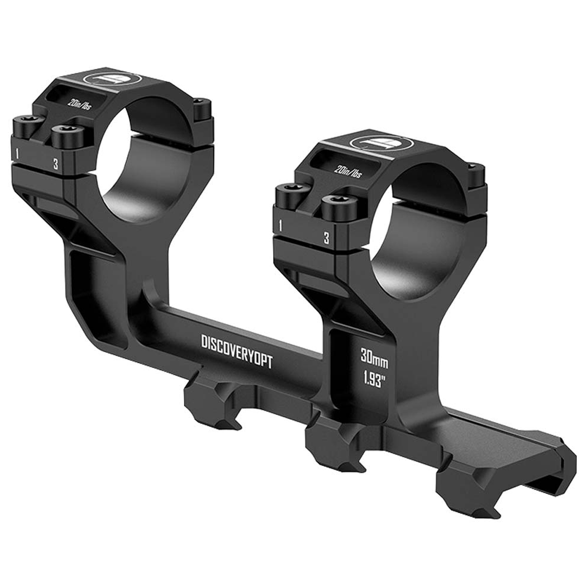   DISCOVERY OPTICS Scope Mount ONE-PIECE 30  ( ) Picatinny
