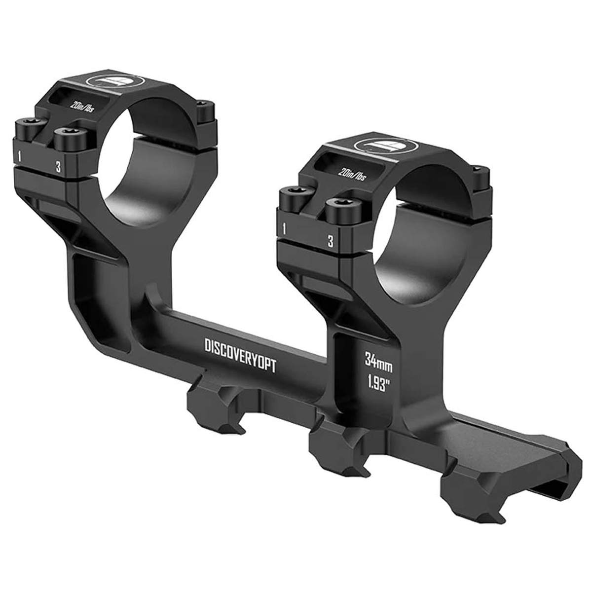   DISCOVERY OPTICS Scope Mount ONE-PIECE 34  ( ) Picatinny