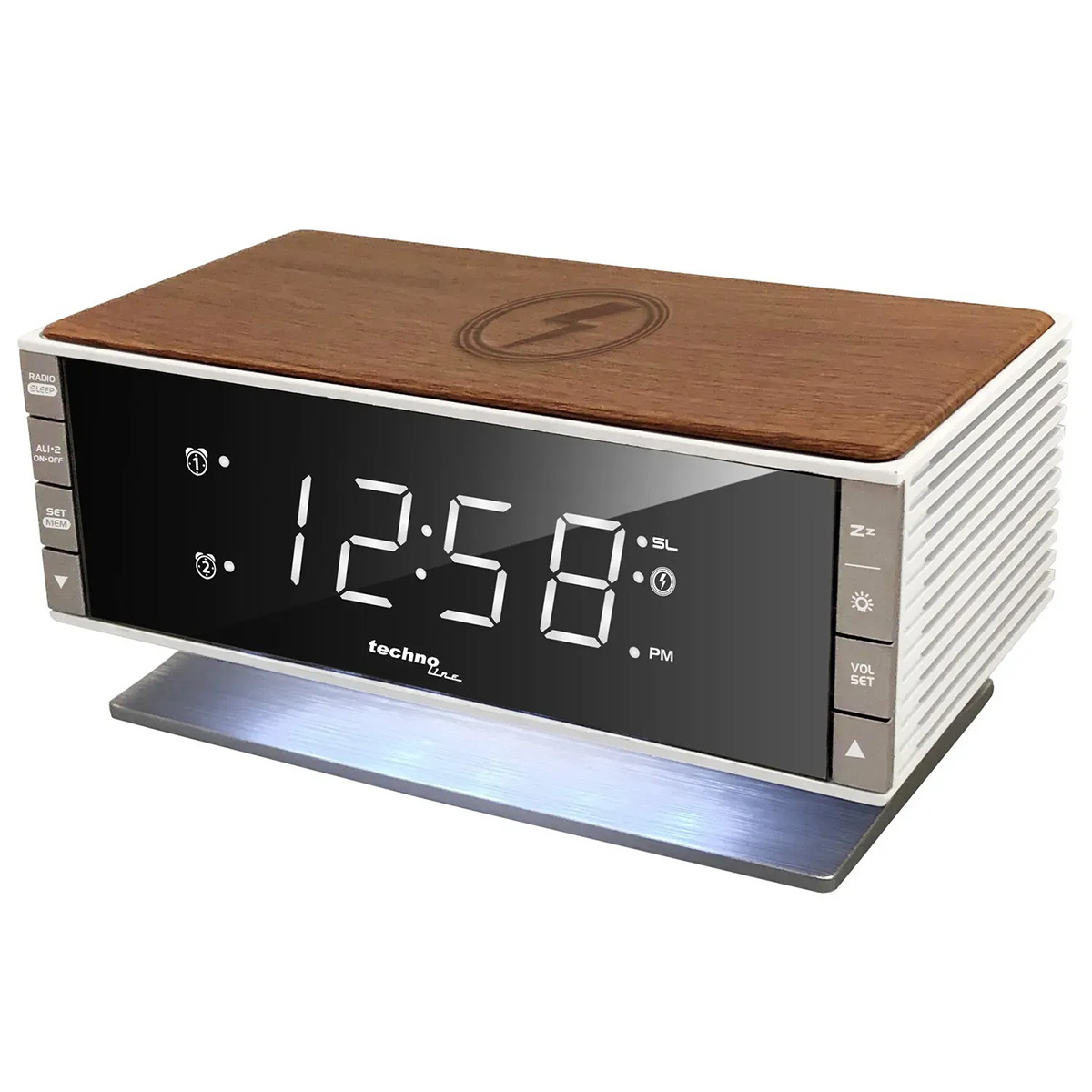 ��������� �������� TECHNOLINE WT487 Wireless Mobile Charging White/Brown (� ����)