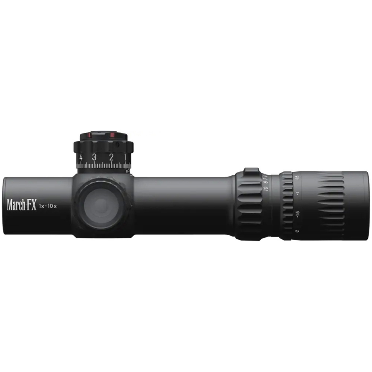 �������� ������ MARCH FX Shorty 1-10x24 (FFP&SFP, DR-TR1FB, 34 ��)
