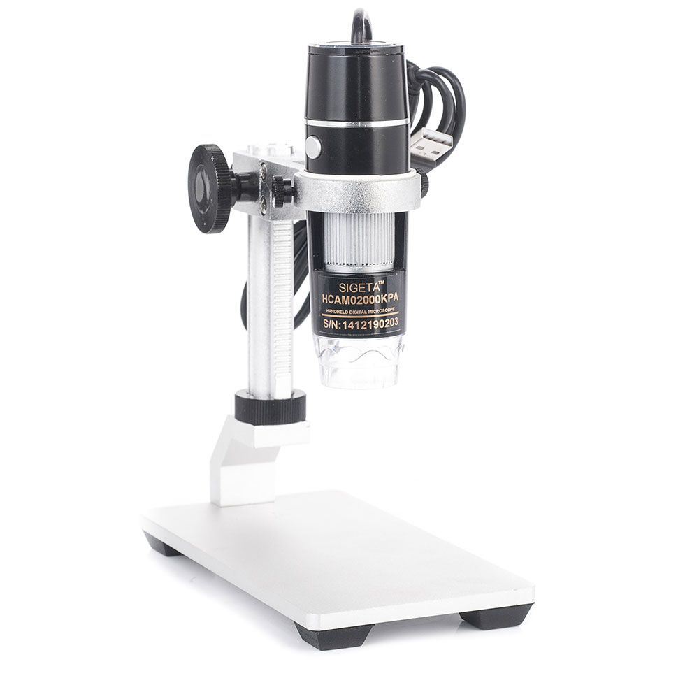 купить Цифровой микроскоп SIGETA HCAM 10-200x 2.0MP
