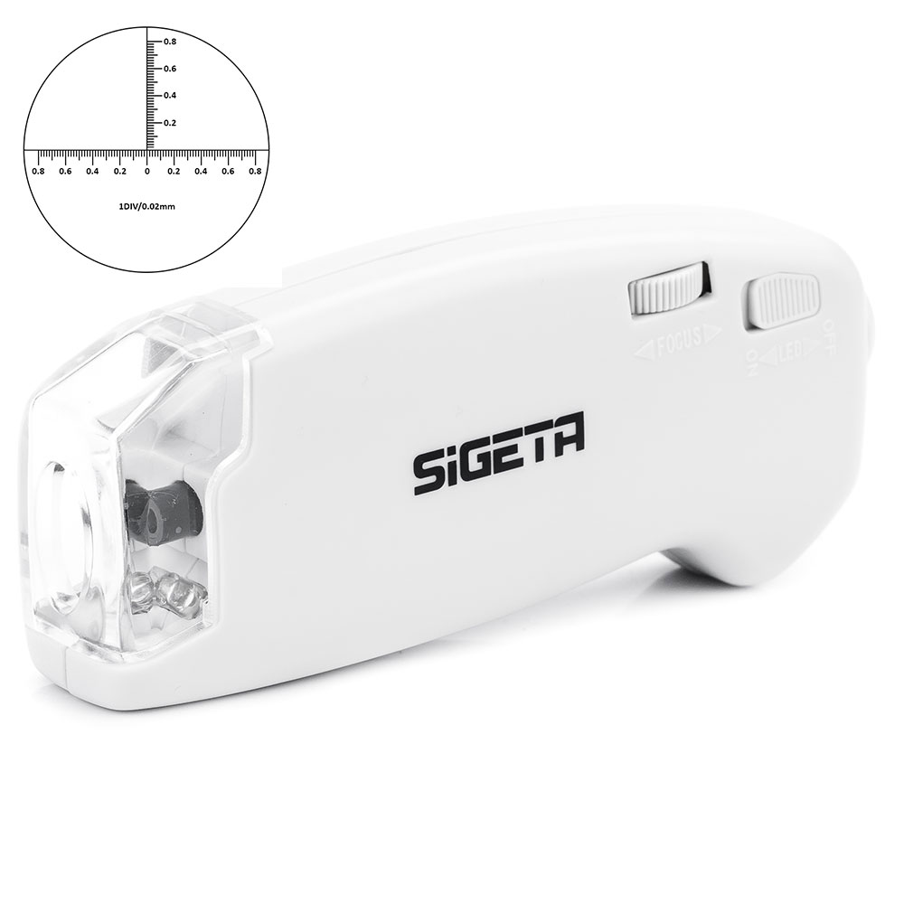 купить Микроскоп SIGETA MicroGlass 100x R/T (со шкалой)